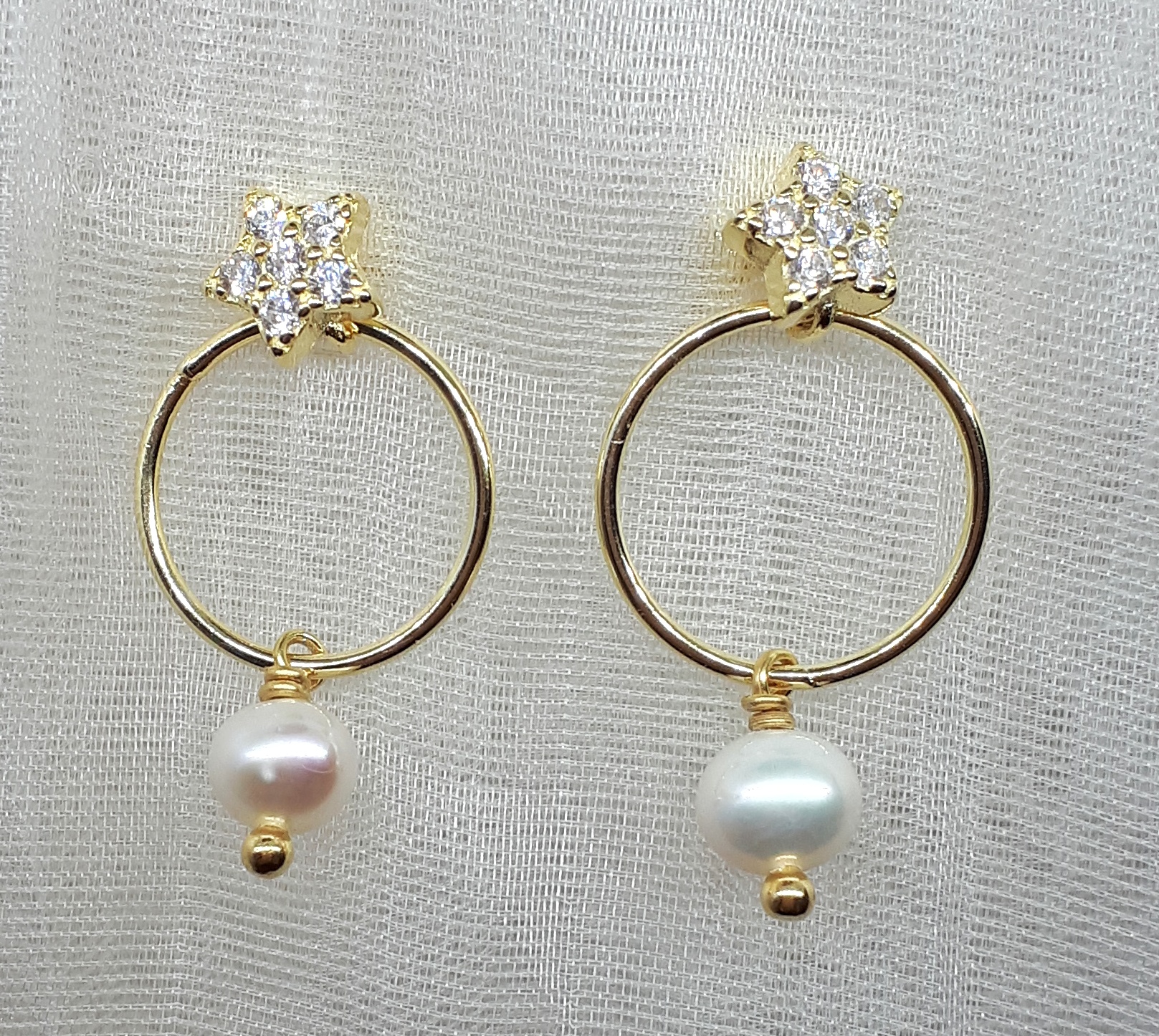 Pendientes CIRCUS oro | Taller de forja artística en Cuenca El francés